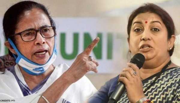 रामभक्तों को जेल भेज ममता उन्हें मरवाने वालों के समर्थन में आई हैं : स्मृति ईरानी